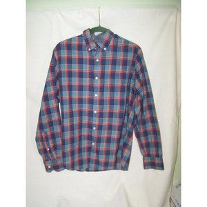 J. Crew Shirt Plaid Medium Heathered Cotton Unisex